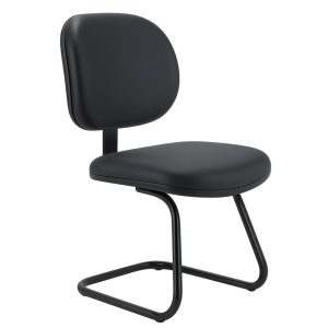 Cadeira Executiva LISA Base em "S" - Corino Preto - 31013